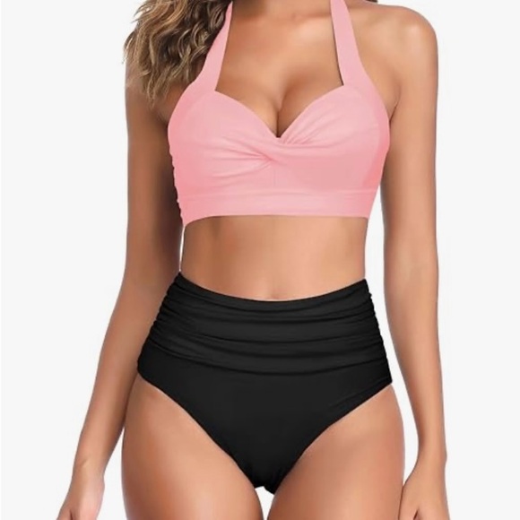 Tempt Me Other - Tempt Me Women's Vintage High Waist Bikini Set Multicolor Size S